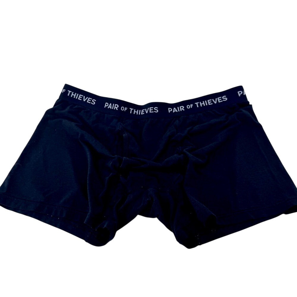 Pair of Thieves Men's Black Boxer Briefs Lg